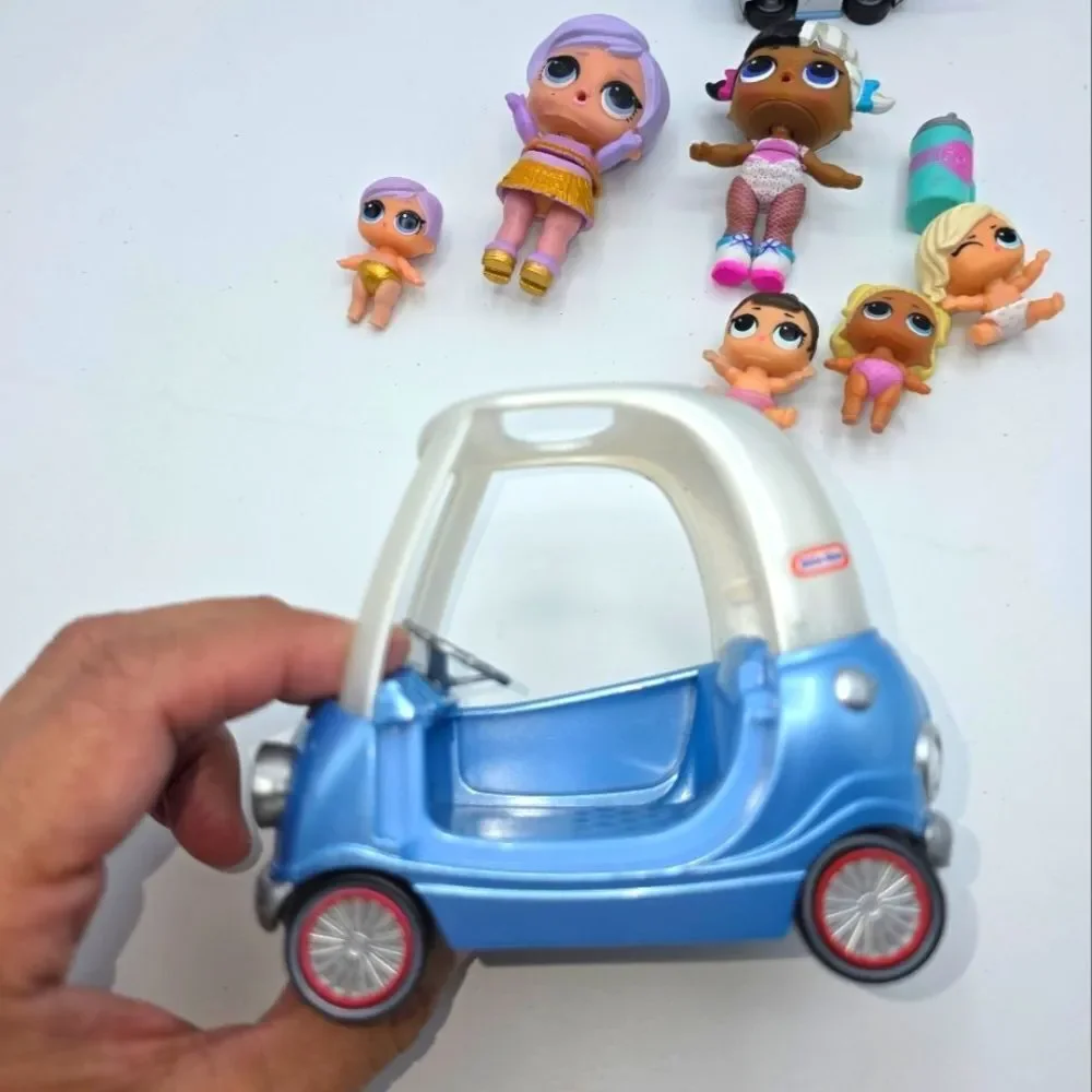 LOL Surprise Tots And LIL Sister Little Tikes LOL Surprise Doll Blue Cozy Coupe